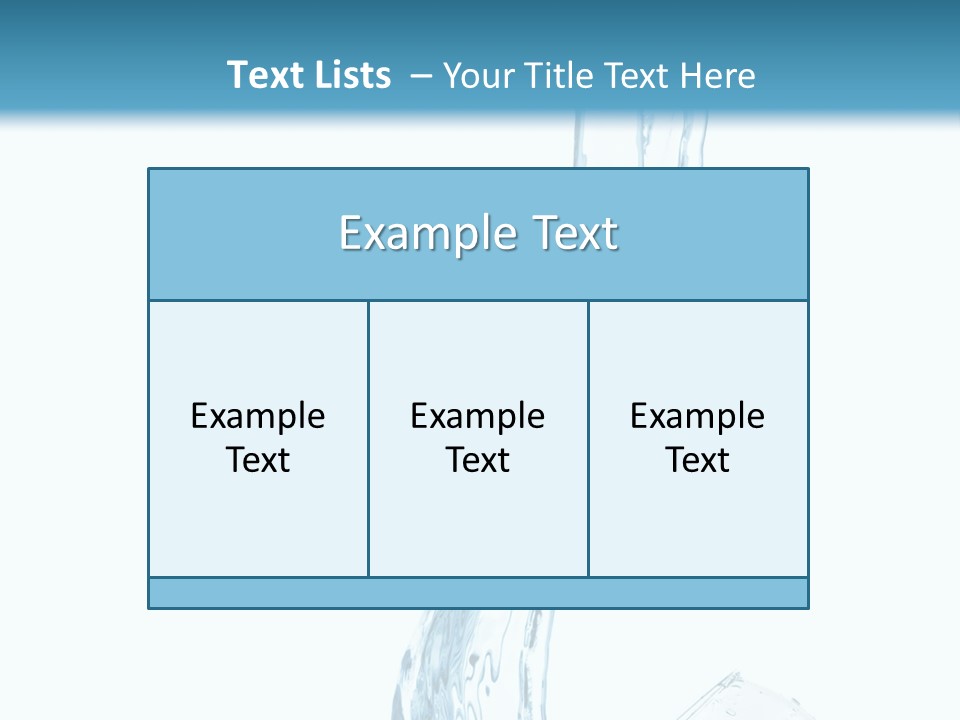 White Rippled Falling PowerPoint Template