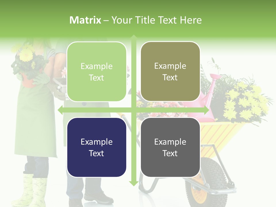 Isolate Man Worker PowerPoint Template