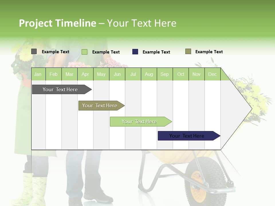Isolate Man Worker PowerPoint Template