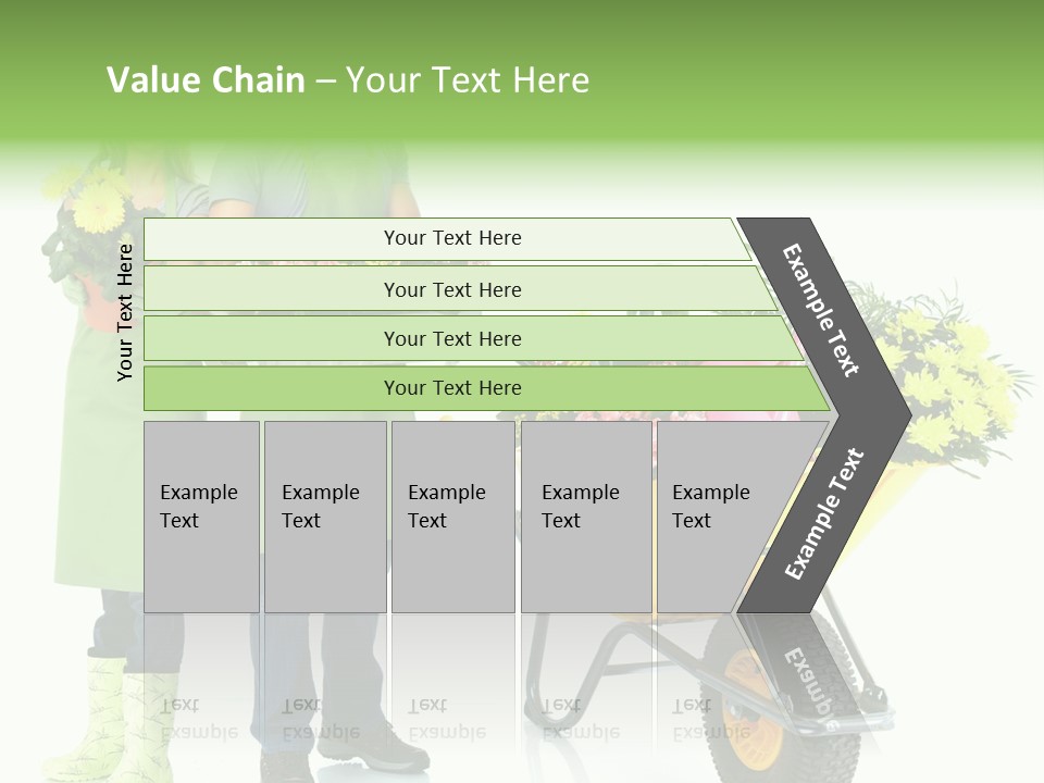 Isolate Man Worker PowerPoint Template