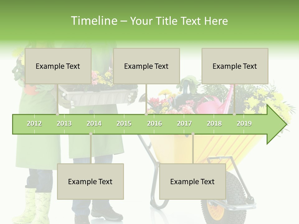 Isolate Man Worker PowerPoint Template