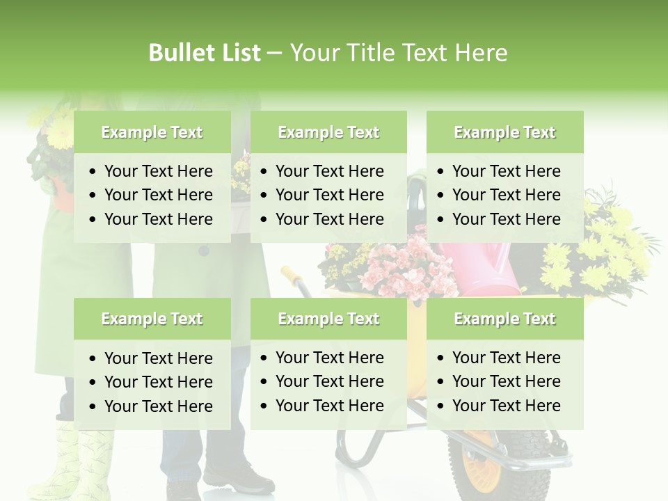 Isolate Man Worker PowerPoint Template