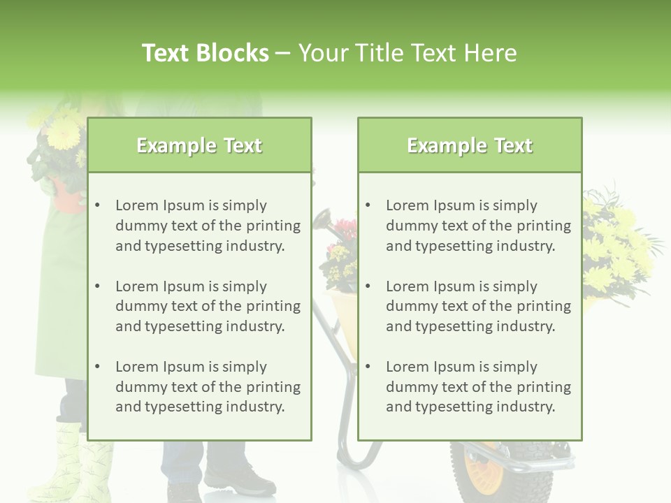 Isolate Man Worker PowerPoint Template