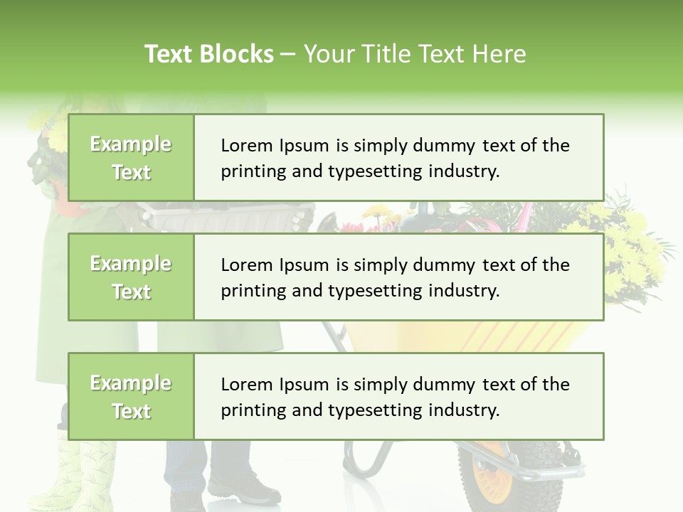 Isolate Man Worker PowerPoint Template