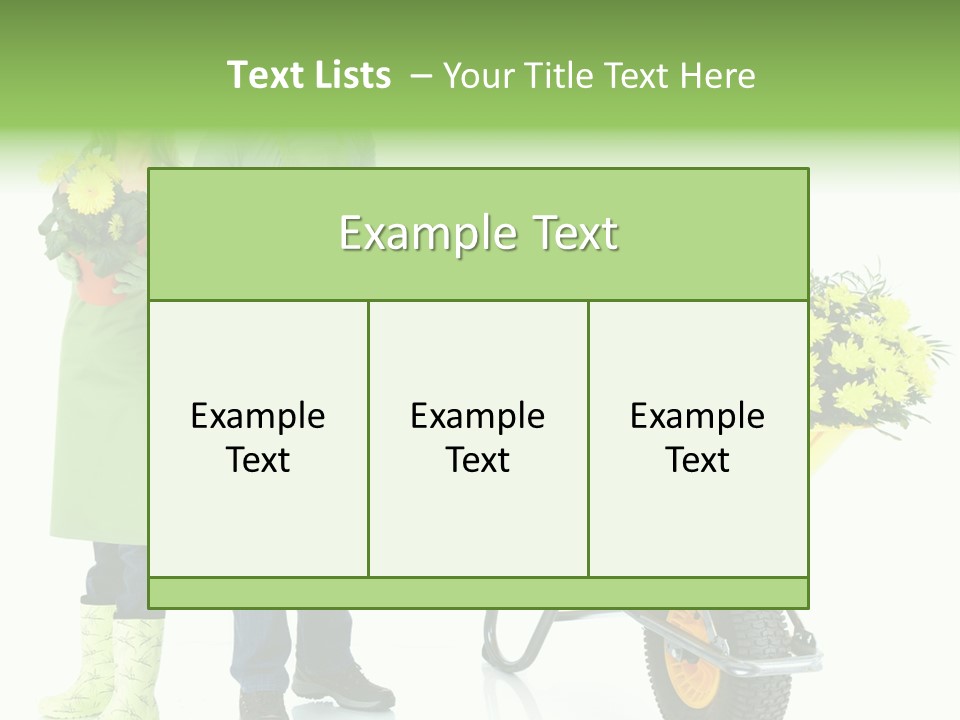Isolate Man Worker PowerPoint Template