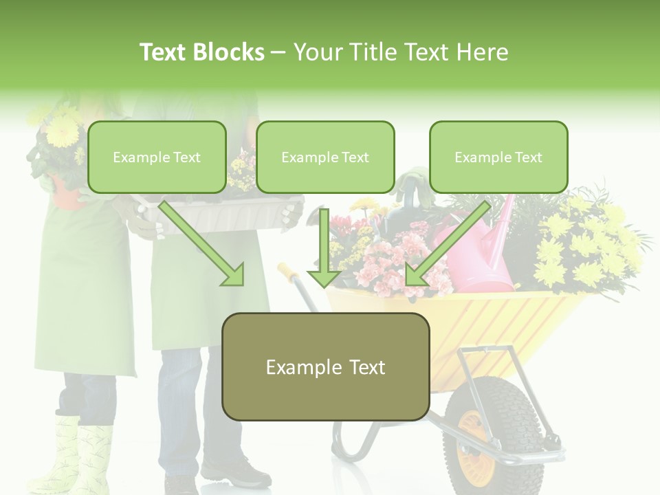 Isolate Man Worker PowerPoint Template