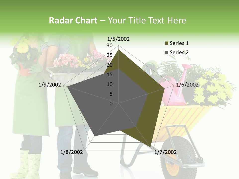 Isolate Man Worker PowerPoint Template
