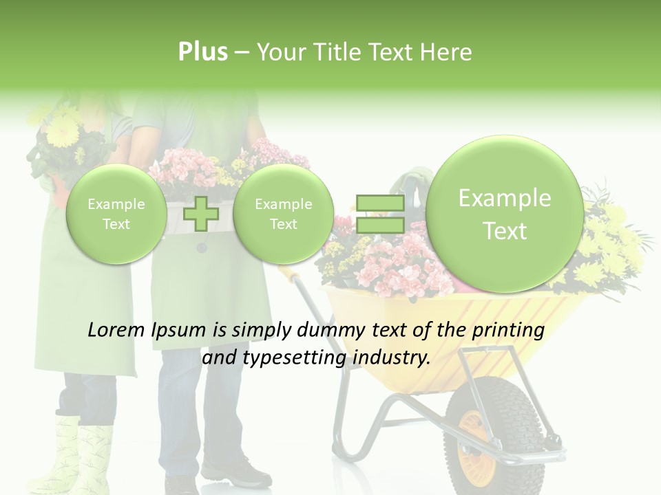 Isolate Man Worker PowerPoint Template
