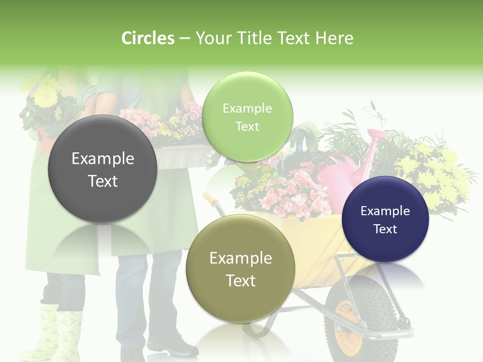 Isolate Man Worker PowerPoint Template