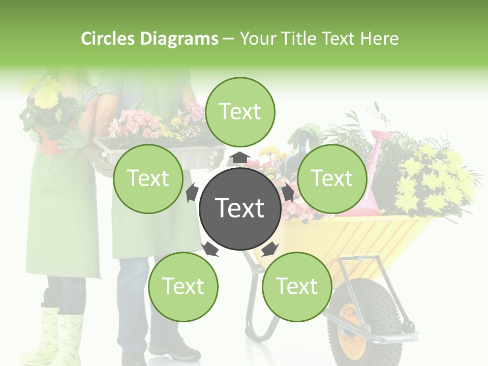 Isolate Man Worker PowerPoint Template