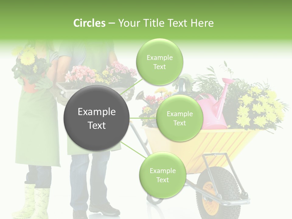 Isolate Man Worker PowerPoint Template