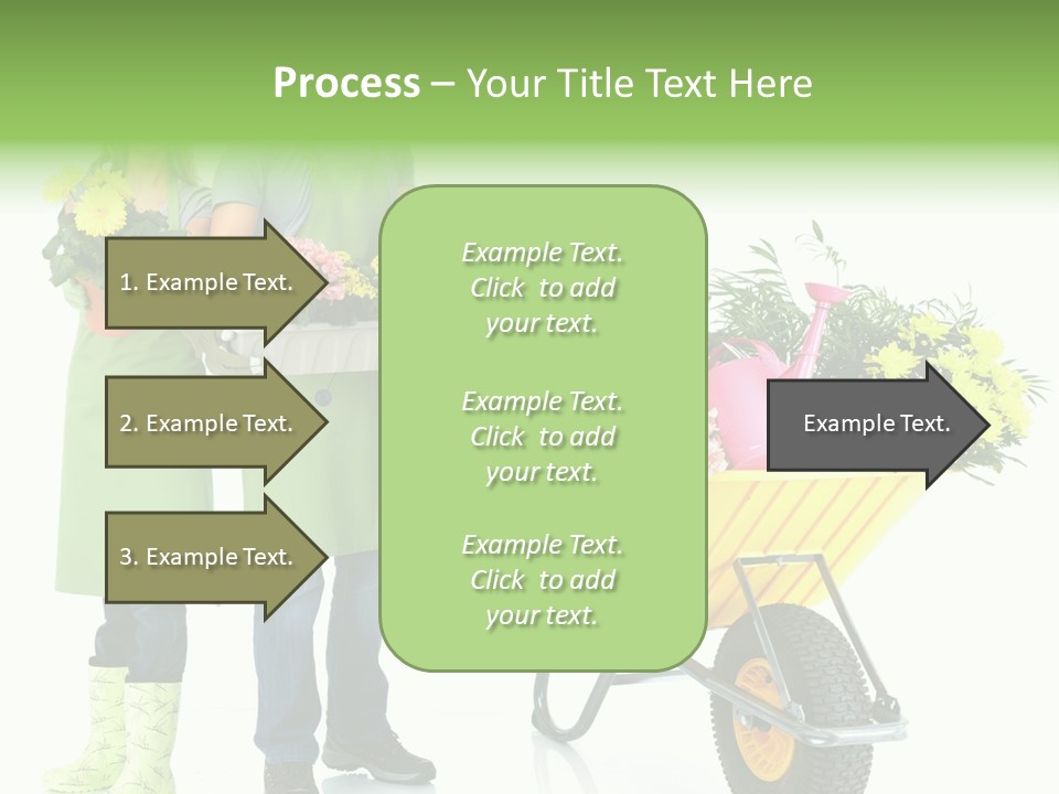 Isolate Man Worker PowerPoint Template