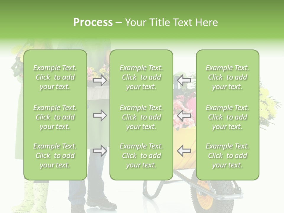 Isolate Man Worker PowerPoint Template