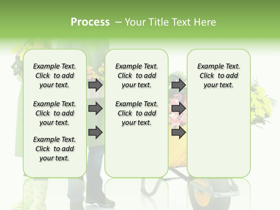 Isolate Man Worker PowerPoint Template