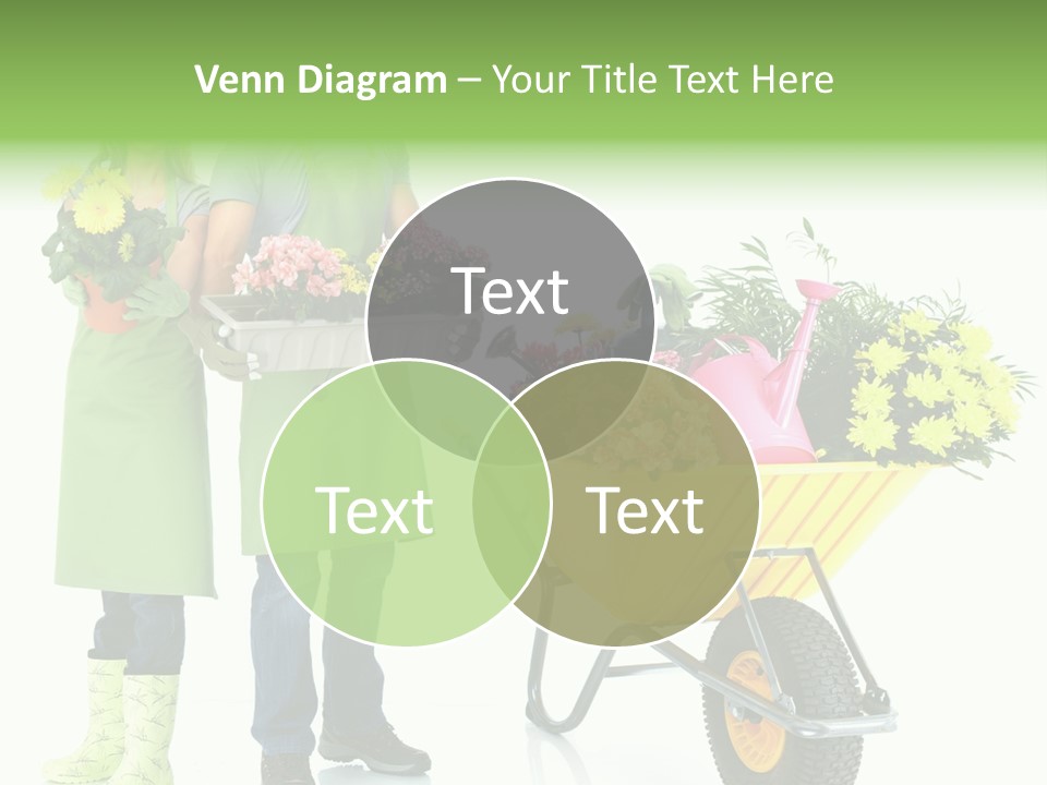 Isolate Man Worker PowerPoint Template