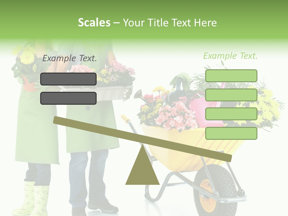 Isolate Man Worker PowerPoint Template