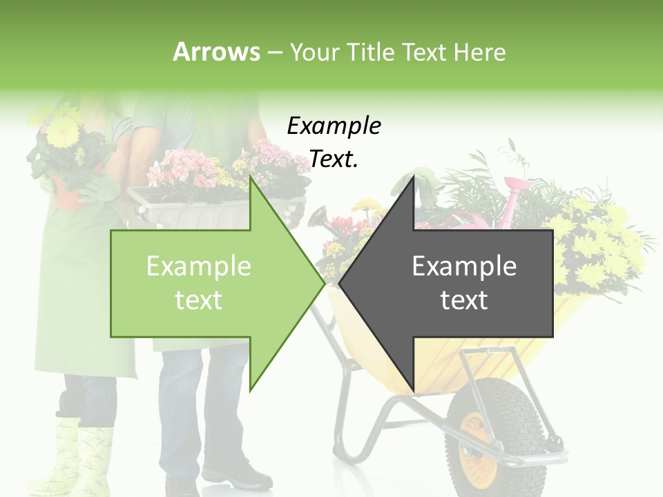Isolate Man Worker PowerPoint Template