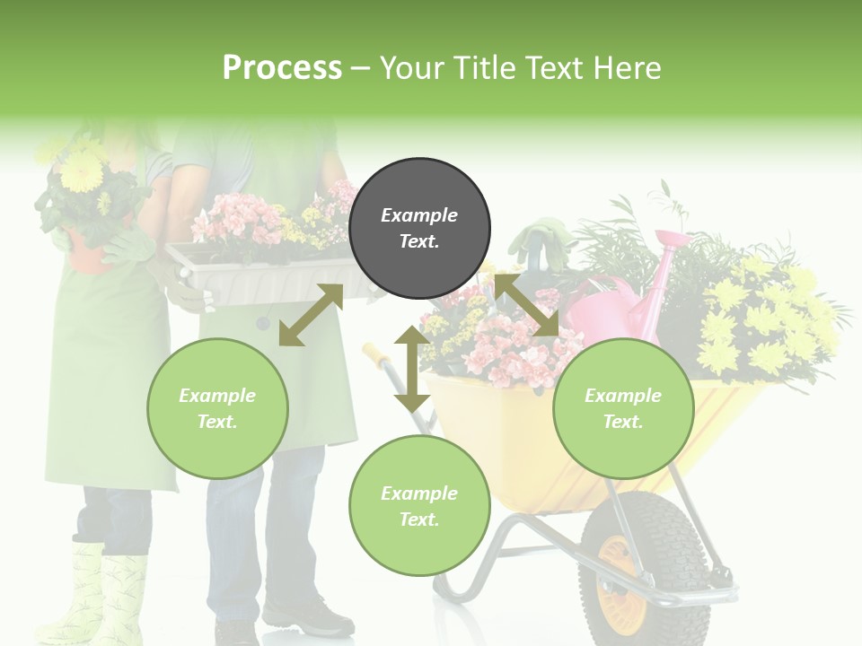 Isolate Man Worker PowerPoint Template