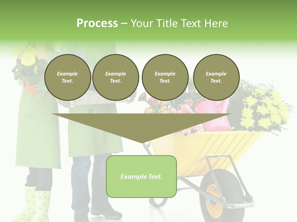 Isolate Man Worker PowerPoint Template
