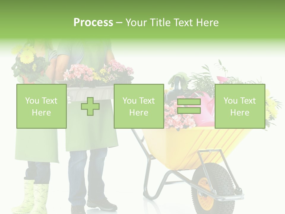 Isolate Man Worker PowerPoint Template