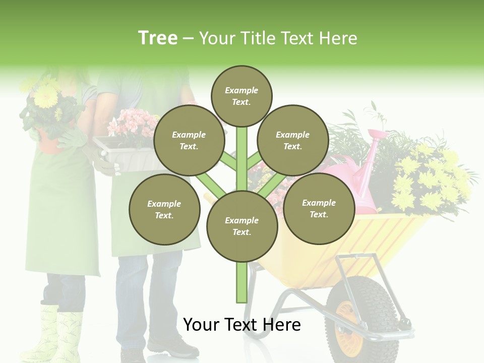 Isolate Man Worker PowerPoint Template