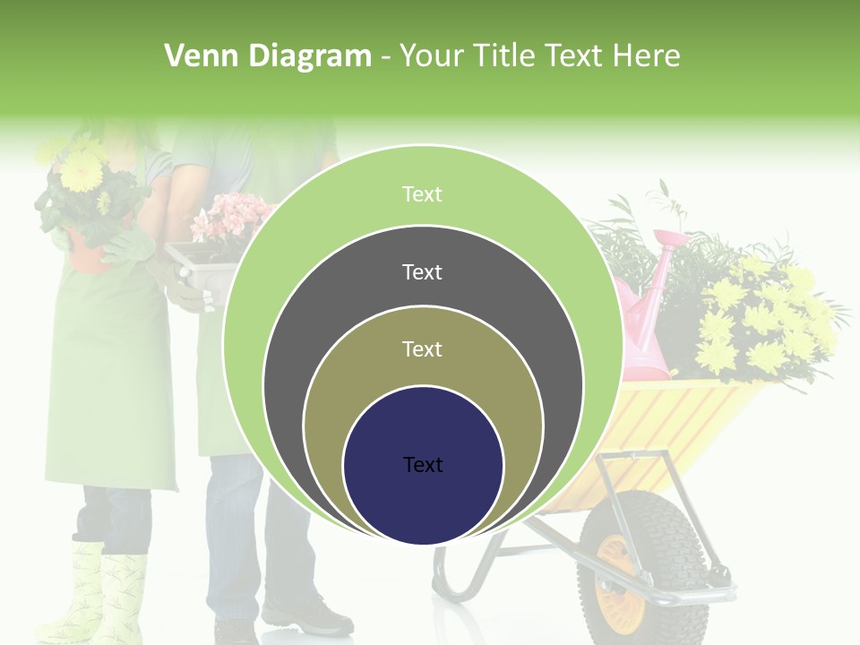 Isolate Man Worker PowerPoint Template