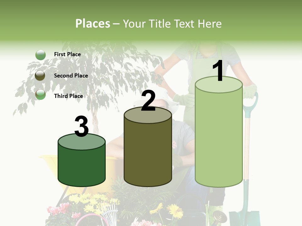 Man White Beautiful PowerPoint Template