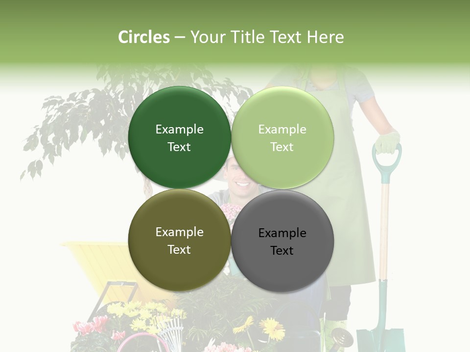 Man White Beautiful PowerPoint Template