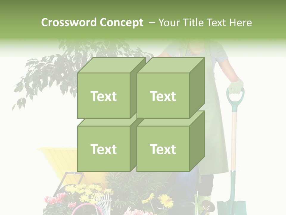 Man White Beautiful PowerPoint Template