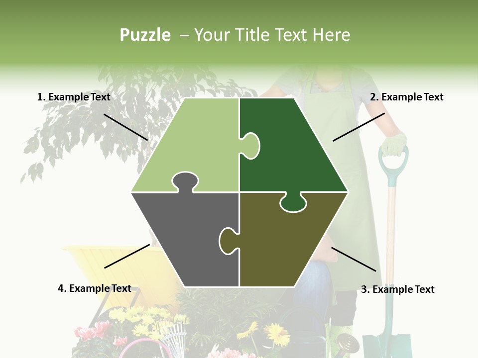 Man White Beautiful PowerPoint Template