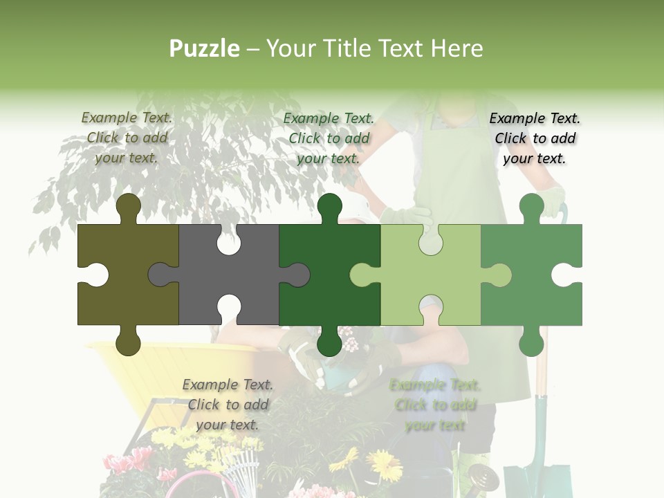 Man White Beautiful PowerPoint Template