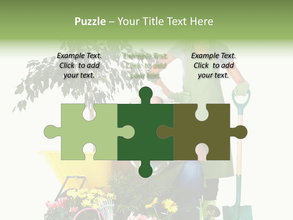 Man White Beautiful PowerPoint Template