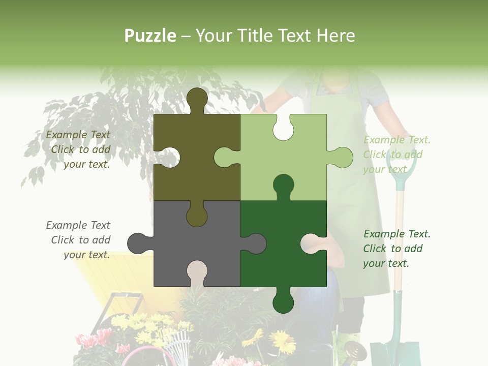 Man White Beautiful PowerPoint Template