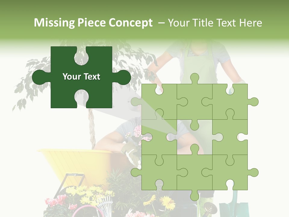 Man White Beautiful PowerPoint Template