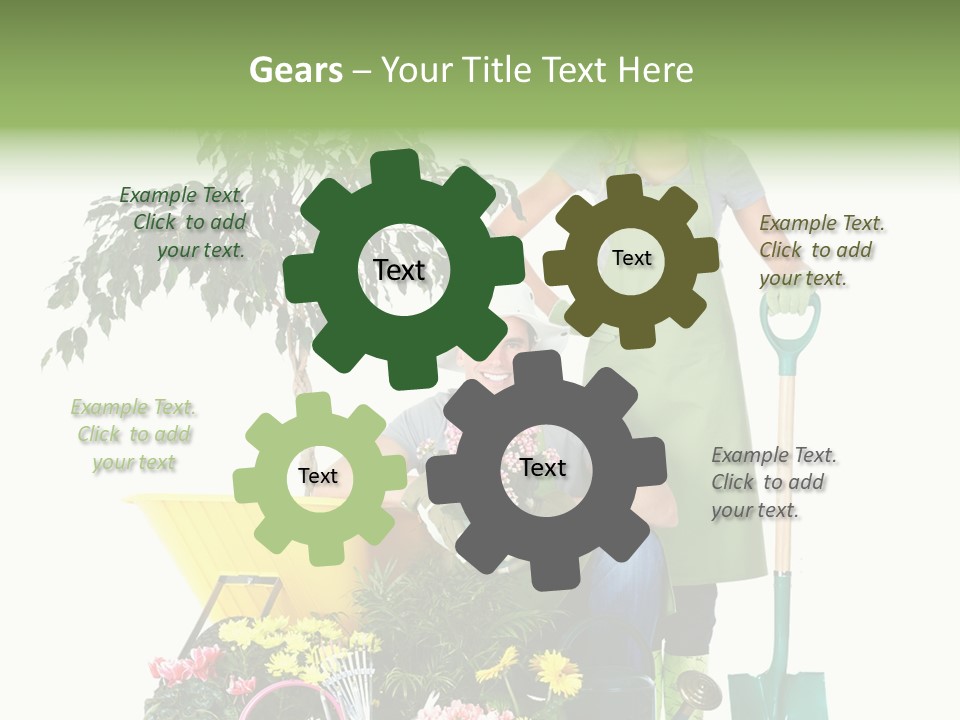 Man White Beautiful PowerPoint Template