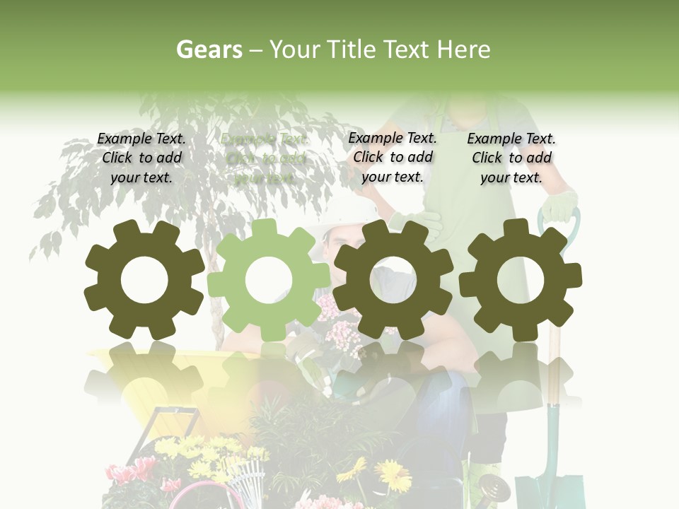 Man White Beautiful PowerPoint Template