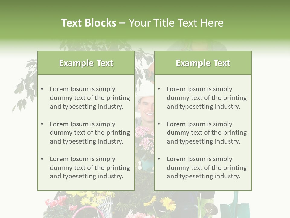 Man White Beautiful PowerPoint Template