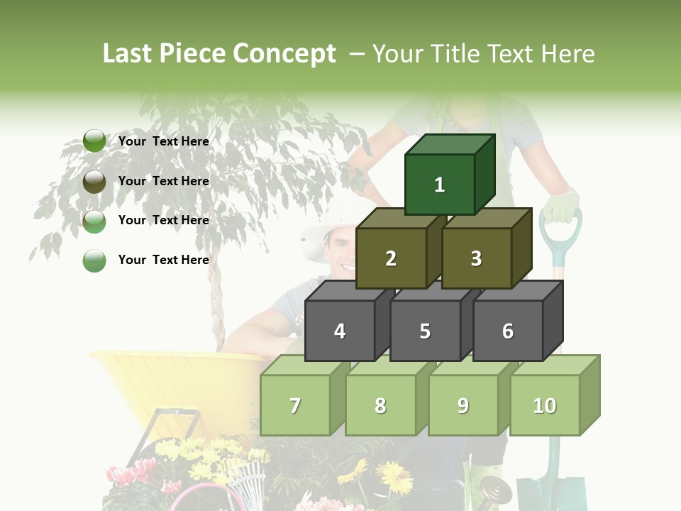 Man White Beautiful PowerPoint Template