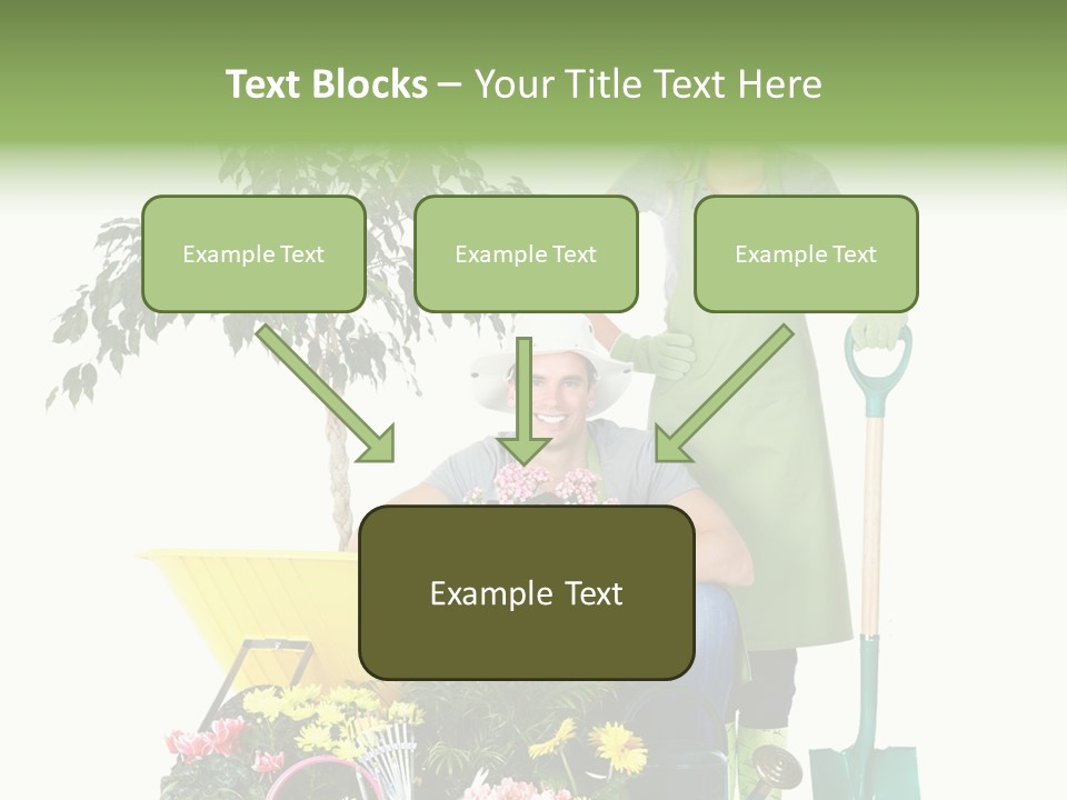 Man White Beautiful PowerPoint Template