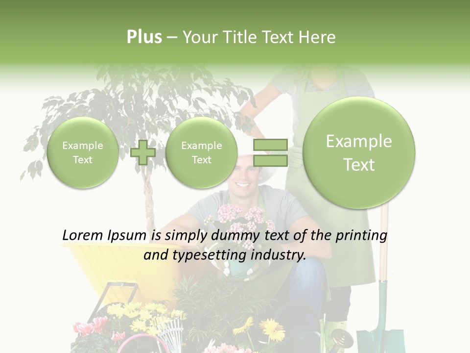 Man White Beautiful PowerPoint Template