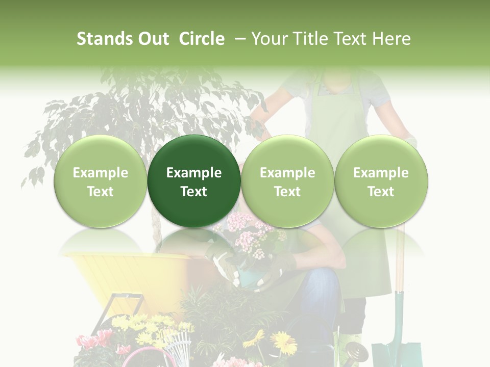 Man White Beautiful PowerPoint Template