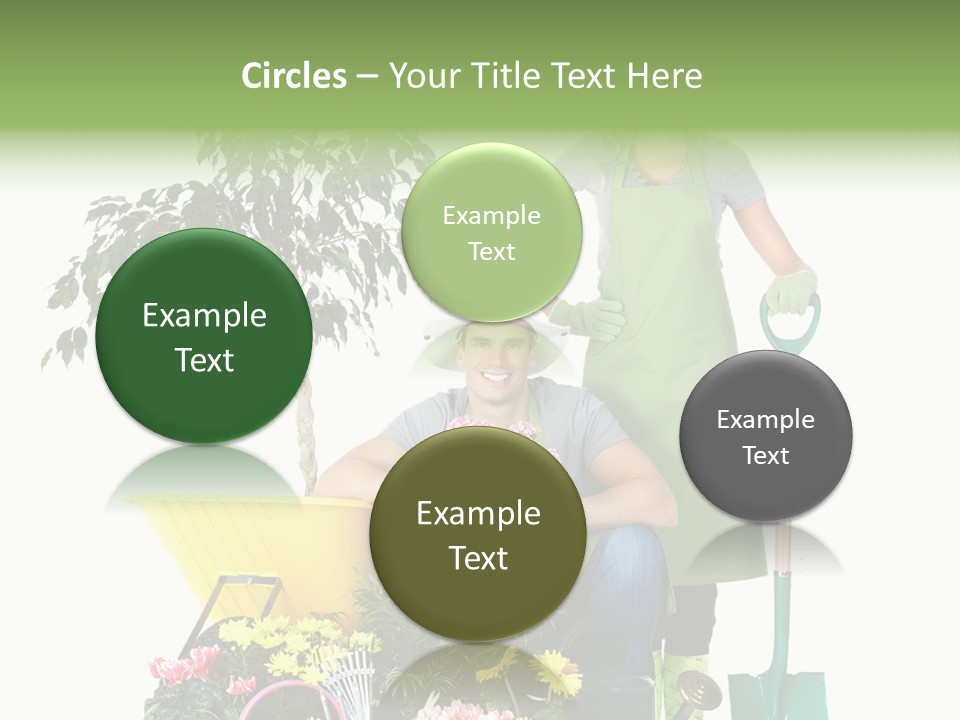 Man White Beautiful PowerPoint Template