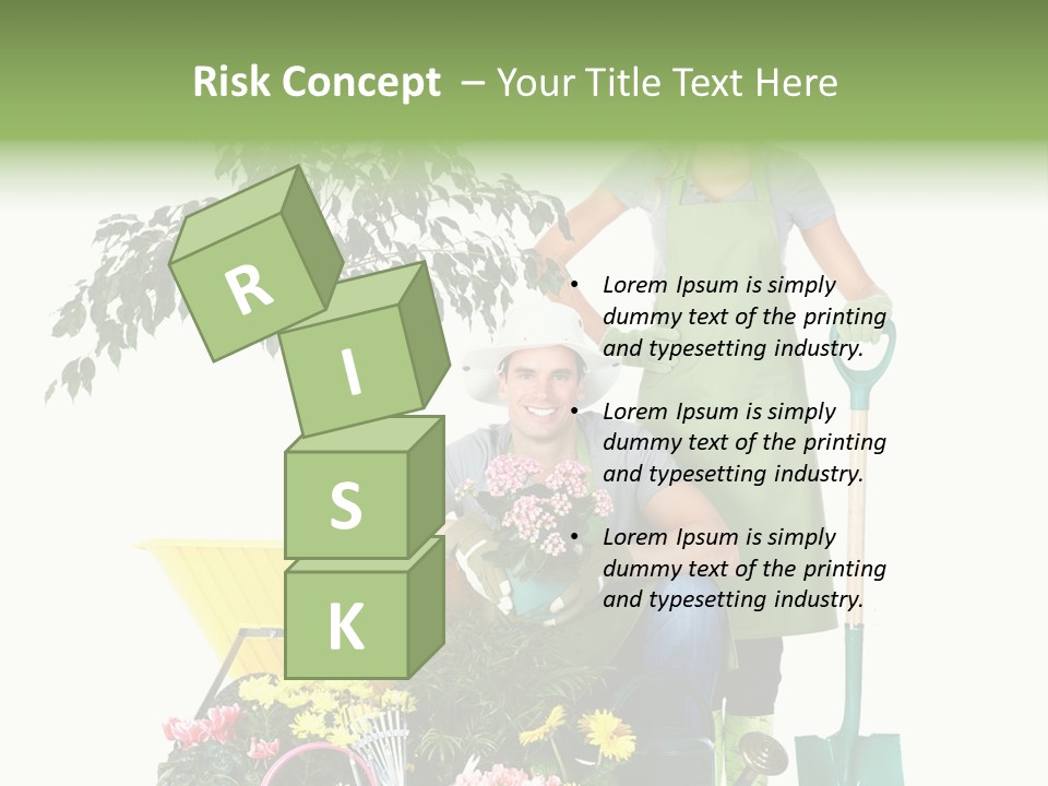 Man White Beautiful PowerPoint Template