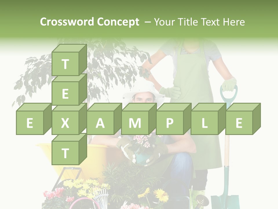 Man White Beautiful PowerPoint Template