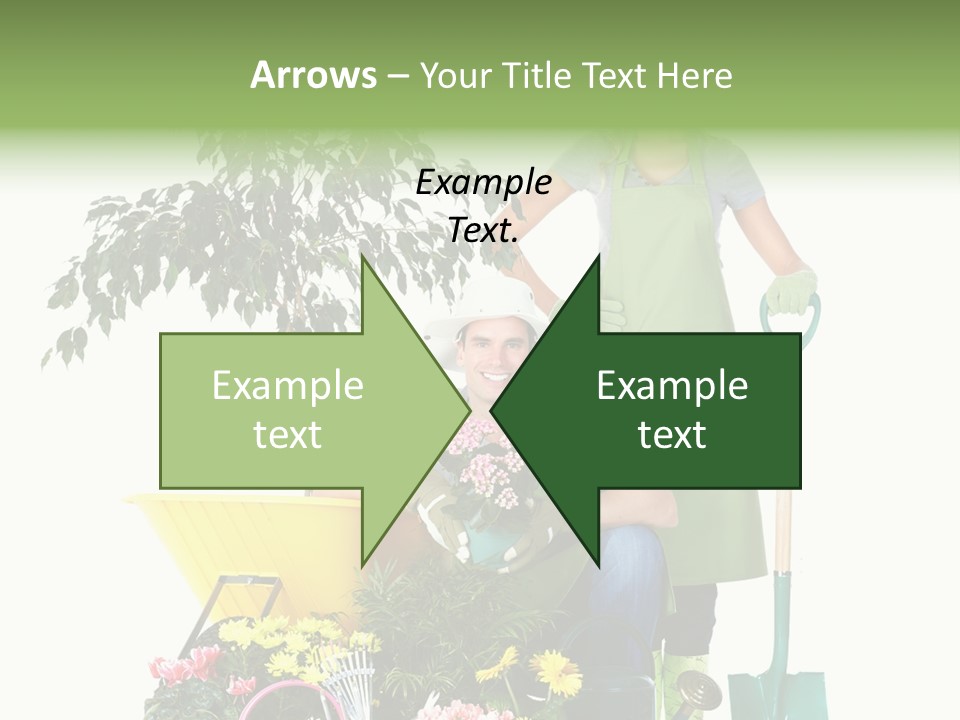 Man White Beautiful PowerPoint Template