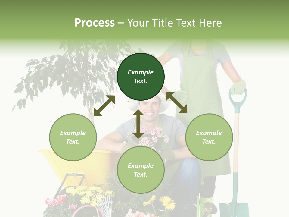 Man White Beautiful PowerPoint Template