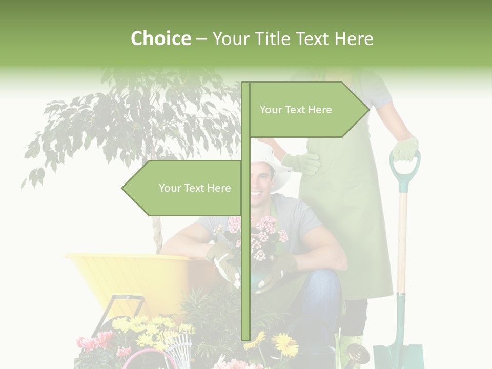 Man White Beautiful PowerPoint Template