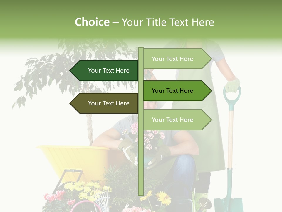 Man White Beautiful PowerPoint Template