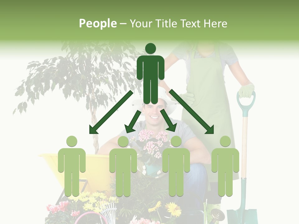 Man White Beautiful PowerPoint Template