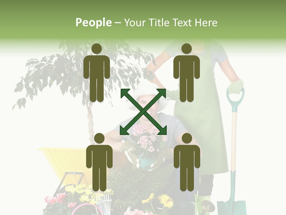 Man White Beautiful PowerPoint Template